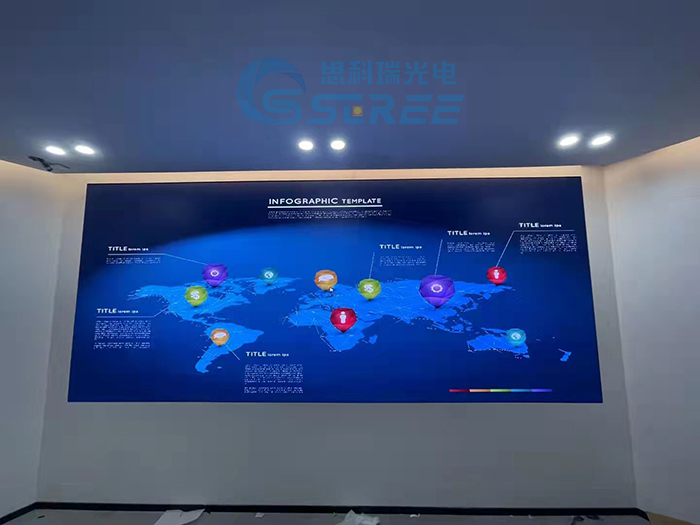 湖南长沙某企业会议室1.86显示屏